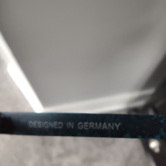 Humphrey's designer frames, #592036, turquoise . Made in Germany - Picture 3 of 4